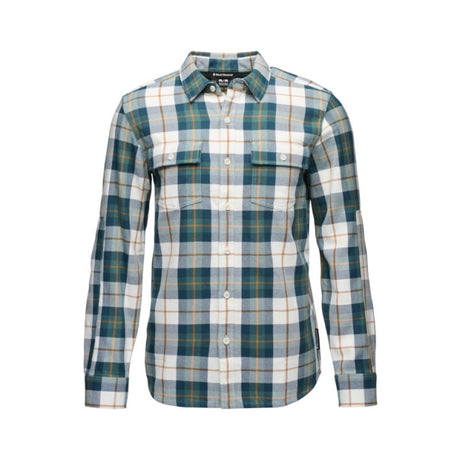 Black Diamond Project Twill Long Sleeve Shirt - Mens Raging Sea-Henna / S