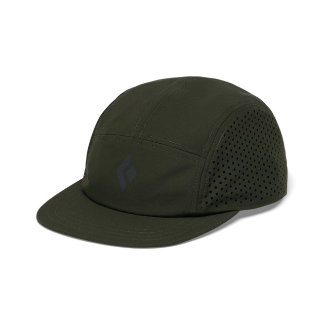 Black Diamond 5-Panel Synthetic Cap Dark Moss-Anthracite Icon Logo
