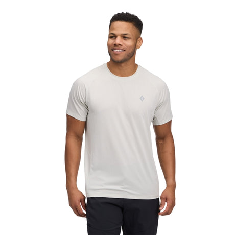 Black Diamond Lightwire Short Sleeve Tech Tee - Mens Alloy / L