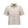 Black Diamond Scenic Route Short Sleeve Shirt - Womens Moonstone-Chalk