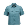 Black Diamond Scenic Route Short Sleeve Shirt - Womens Creek Blue-Glacier