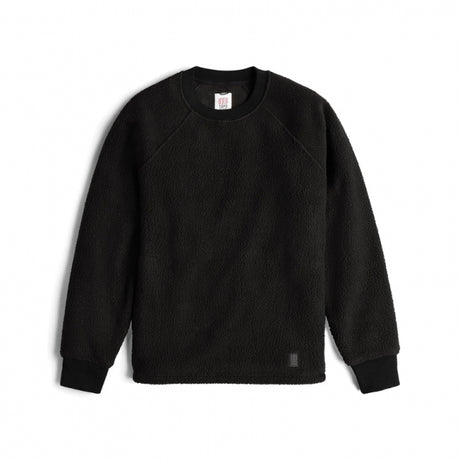 Topo Designs Mountain Fleece Crewneck U - Mens Black