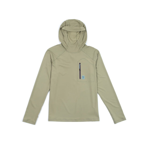Topo Designs Sun Hoodie - Mens Oil Green