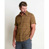 Toad & Co. Fletcher Short Sleeve Shirt - Mens Dark Roast Print / M