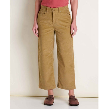 Toad & Co. Coaster Cord Wide Leg Pant - Womens Honey Brown