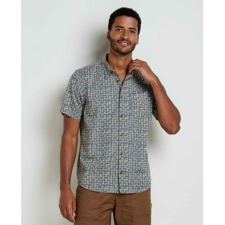 Toad & Co. Fletch Short Sleeve Shirt - Mens North Shore Print