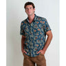 Toad & Co. Fletch Short Sleeve Shirt - Mens Midnight Thistle Print