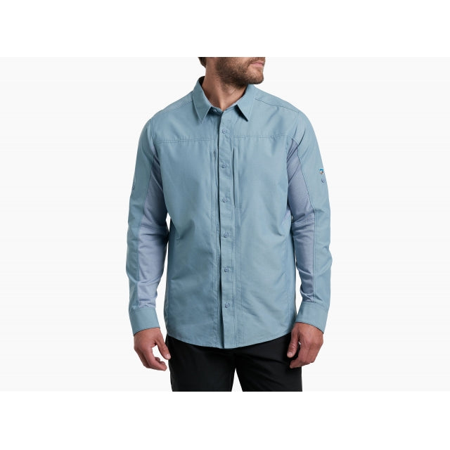 Kuhl Airspeed Long Sleeve - Mens Blue Slate / XL