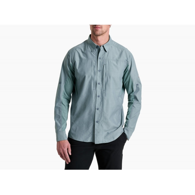Kuhl Airspeed Long Sleeve - Mens Blue Alloy / XXL