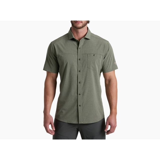 Kuhl Optimizr Short Sleeve - Mens Pewter Green