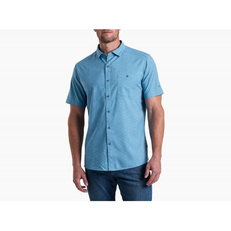 Kuhl Persuadr Short Sleeve - Mens Blue Chalk / XL