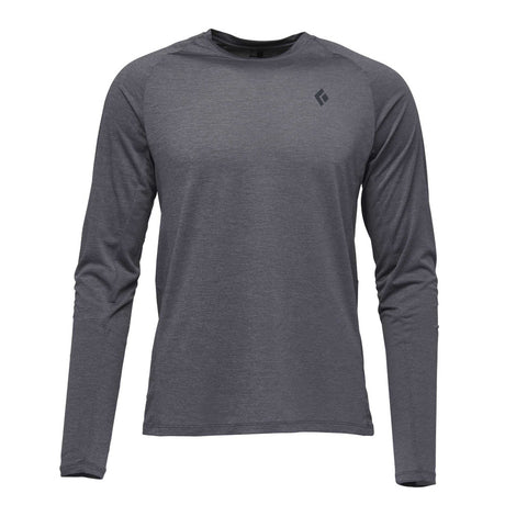 Black Diamond Lightwire Long Sleeve Tech Tee - Mens Steel Grey / XXL
