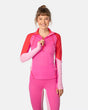 Kari Traa Alma Half Zip - Womens Bright Pink