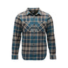 Black Diamond Project Heavy Flannel - Mens Midnight Blue-Charcoal Plaid