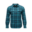 Black Diamond Project Twill Long Sleeve Shirt - Mens Creek Blue-Charcoal / L