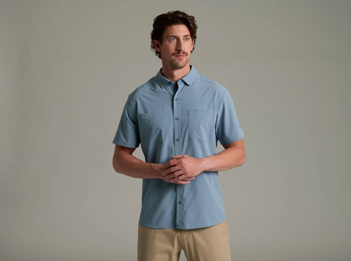 Kuhl Edge Short Sleeve - Mens ineral Blue / M