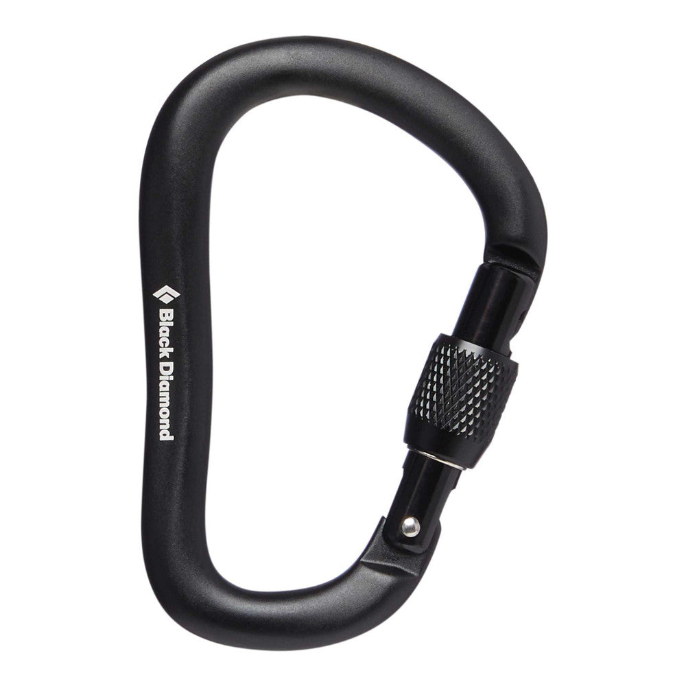 Black Diamond Rocklock Screwgate Carabiner Black