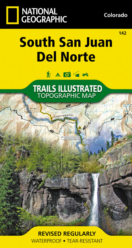 National Geographic Maps South San Juan, Del Norte Map