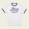 Howler Brothers Cotton Ringer Tee - Mens Hill Country Beach Sliders: Vintage White