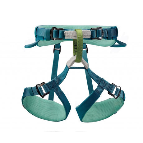 Petzl Macchu Harness - Kids Atlantic Blue