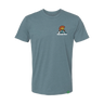 Wild Tribute Colorado 14ers Tee-Neptune Logo Heather Slate Blue