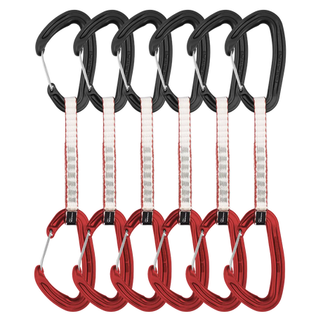 DMM Alpha Wire Quickdraw - 6 Pack Red / 12cm