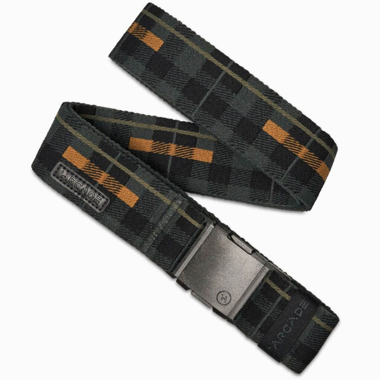Arcade Belts Plaid Jalapeno