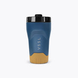 VSSL Rift Tumbler 10oz - Neptune Logo Pacific Blue