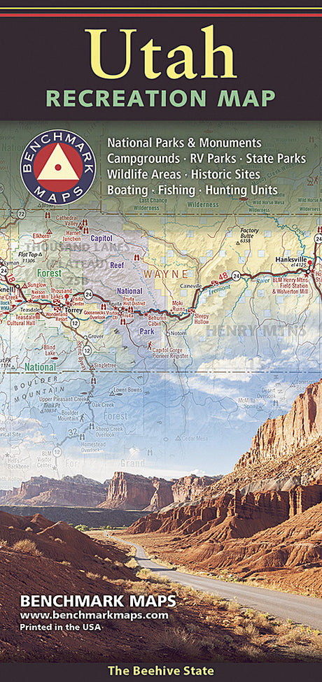 National Geographic Maps Utah Recreation Map