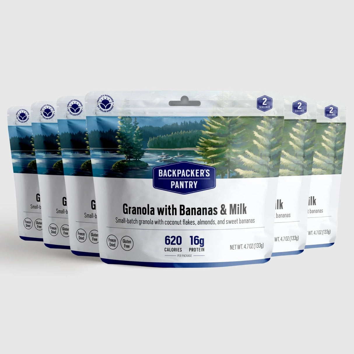 Backpackers Pantry Granola/Milk/Almonds/Banana