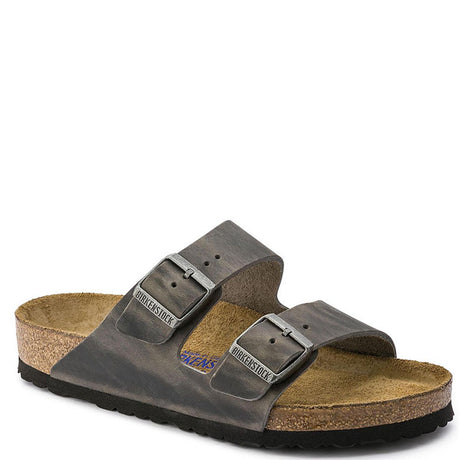 Birkenstock Arizona Soft Footbed Leather/Iron / 42