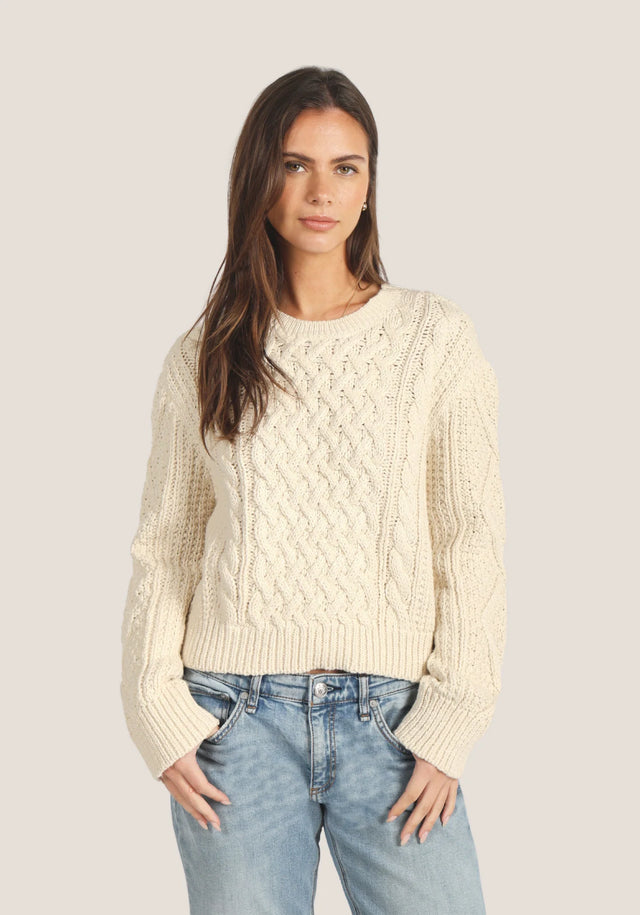 Dylan Charlotte Cable Crew - Womens