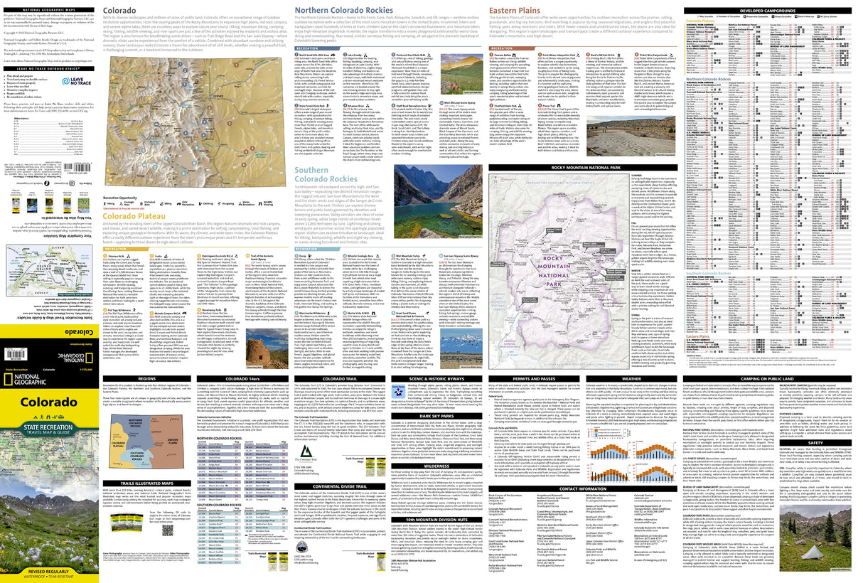 Colorado State Recreation Map