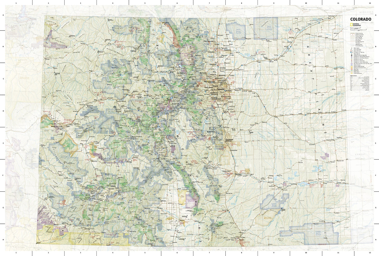 Colorado State Recreation Map