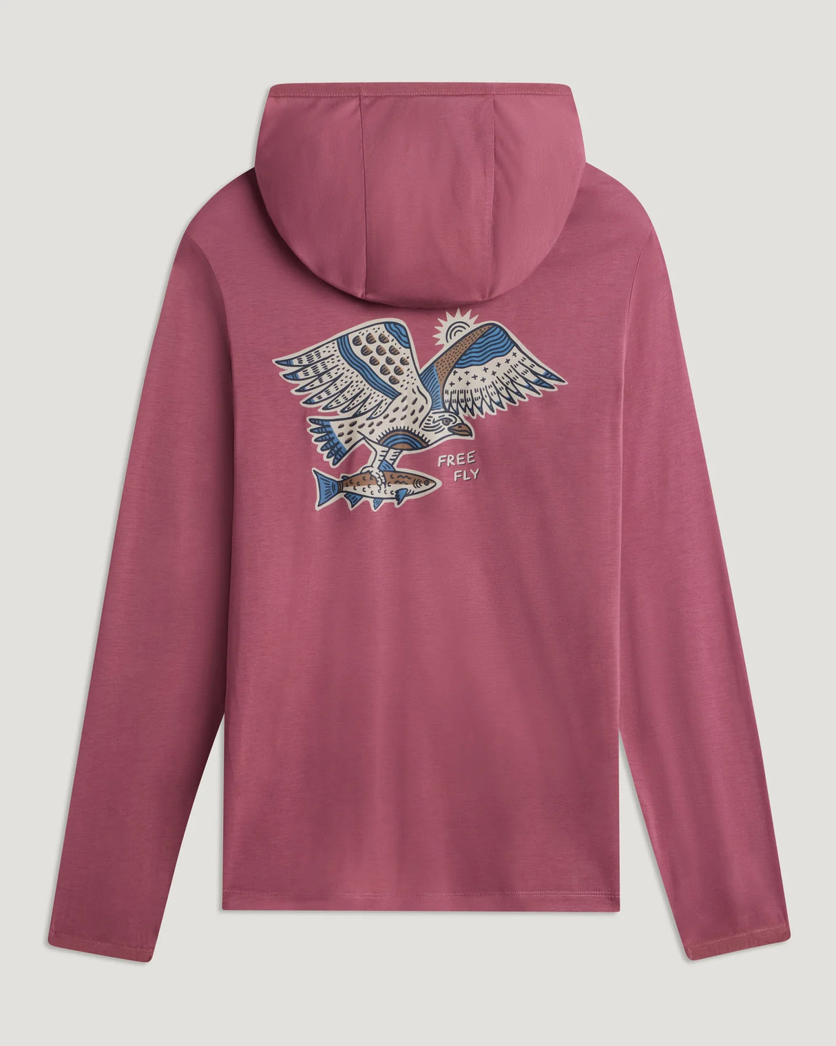Bamboo Lightweight Graphic Hoodie - Osprey Catch - Men's