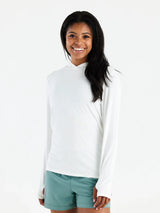 Free Fly Bamboo Shade Hoodie II - Womens Bright White / L