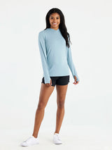 Free Fly Bamboo Shade Hoodie II - Womens Ocean Mist / XS