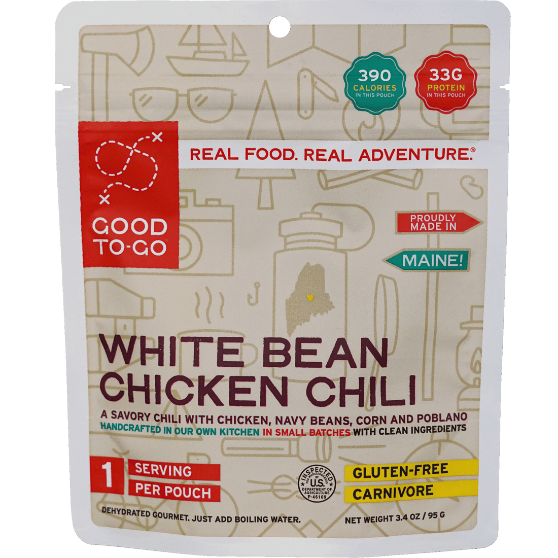 Good-To-Go White Bean Chicken Chili - Single