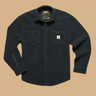 Howler Brothers Allegheny Fleece Overshirt - Mens Antique Black / L