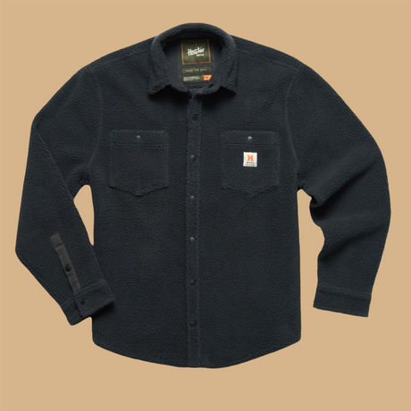Howler Brothers Allegheny Fleece Overshirt - Mens Antique Black / L