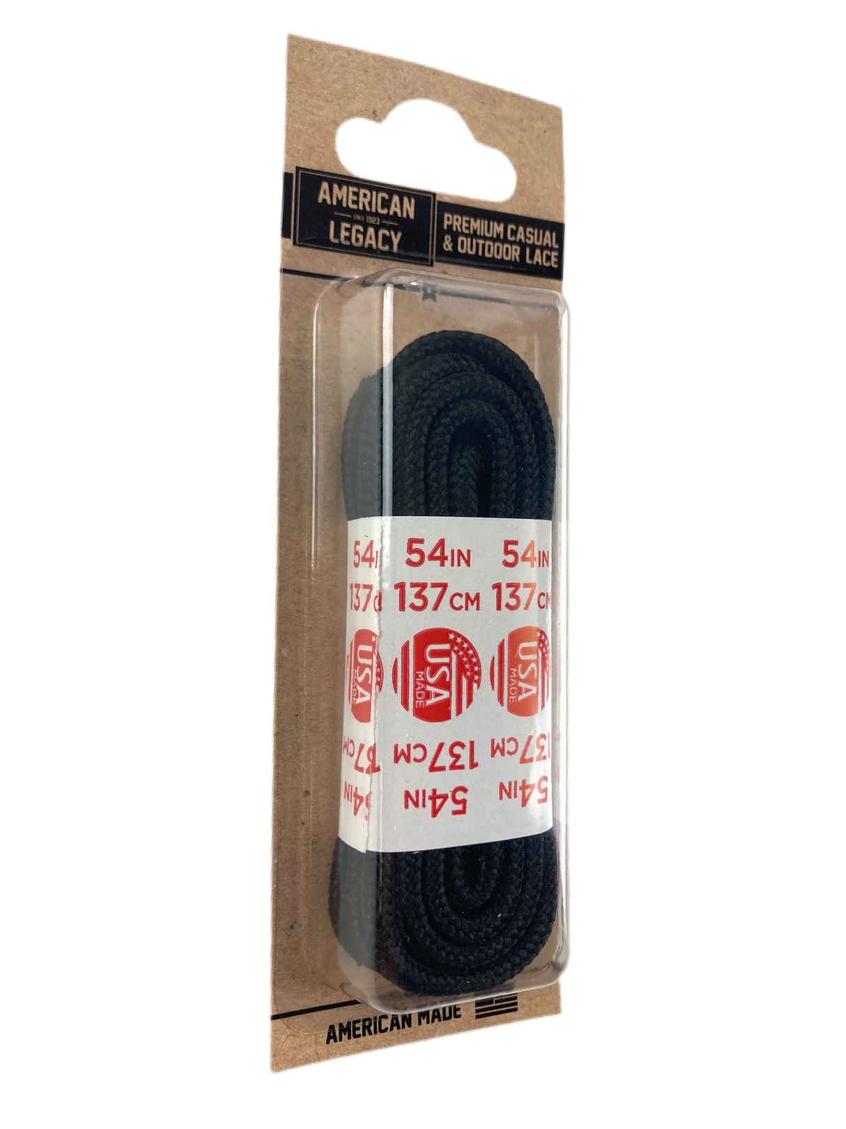 Hickory Brands American Legacy Premium Boot Laces Black / 45