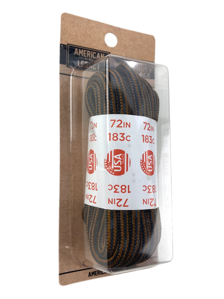 Hickory Brands American Legacy Premium Boot Laces Black/Brown / 45