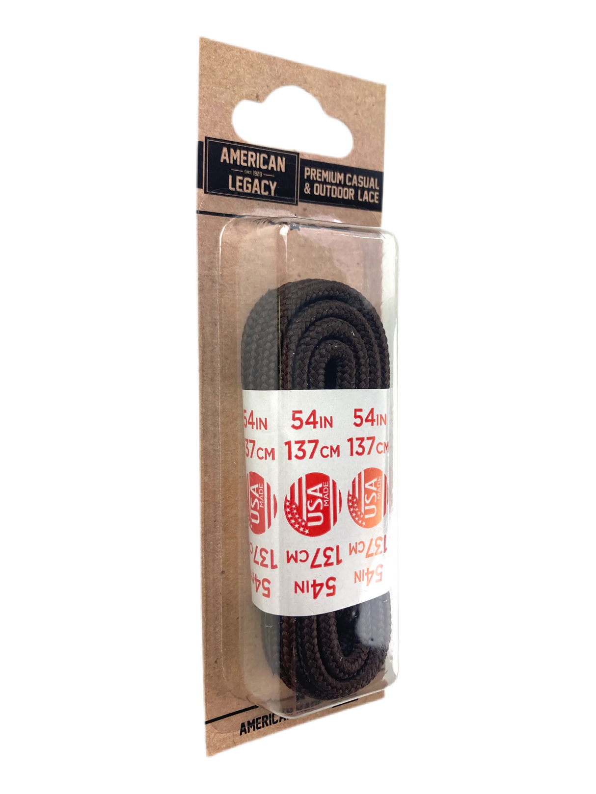 Hickory Brands American Legacy Premium Boot Laces Brown / 54