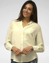 Caite Klara Long Sleeve Shirt - Womens Birch
