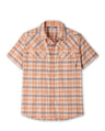 Stio Eddy Shirt Short Sleeve - Mens Bonfire Plaid