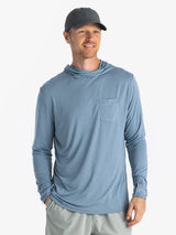 Free Fly Elevate Lightweight Hoodie - Mens BlueFog / L