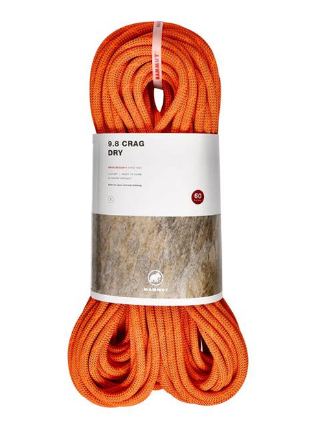 Mammut 9.8mm Crag Dry vibrant orange-boa / 60M