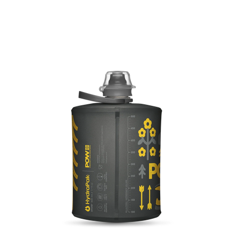 Hydrapak Stow 500ml Protect Our Winters Mammoth Grey