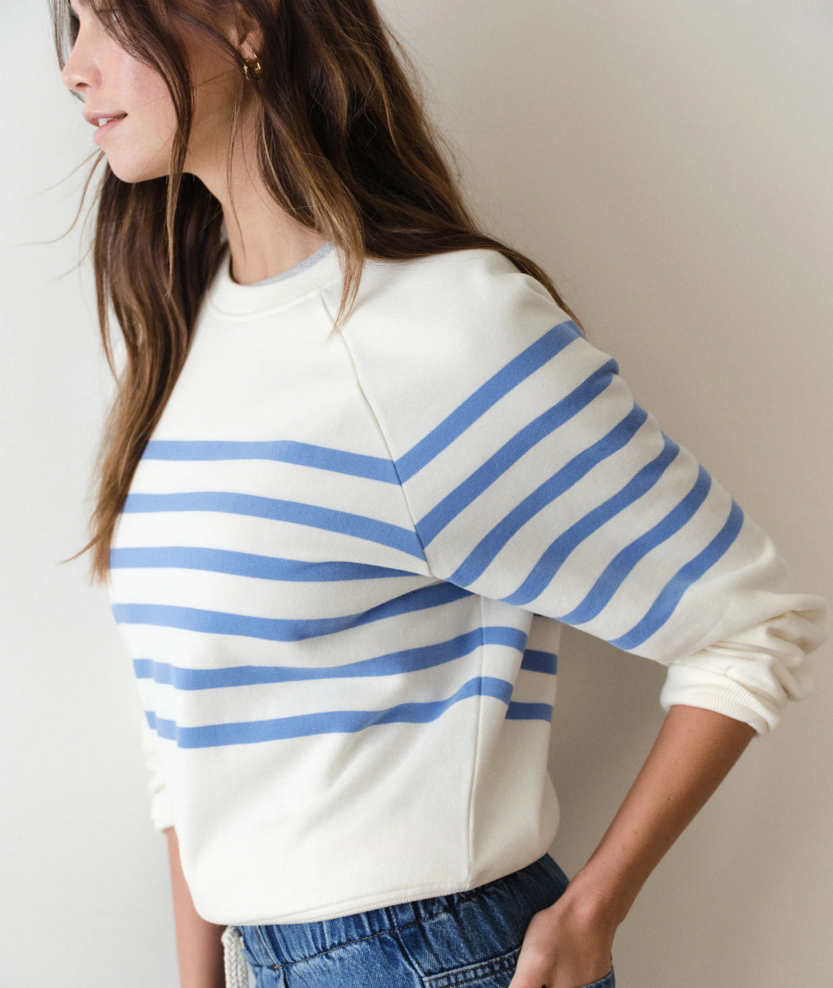 Marine Layer Cloud 9 Fleece Reversible Sweatshirt - Womens