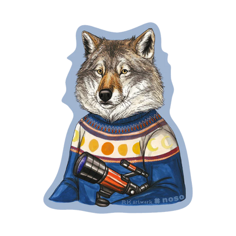 NOSO Patches Wolf Stargazer